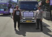 Polsek Kawasan Pelabuhan Lembar Amankan Pendistribusian Logistik Pemilu Wilayah NTB