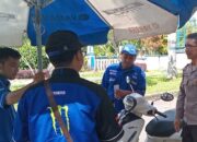 Satgas Preventif Polres Lombok Barat Edukasi dan Sosialisasi Kamtibmas Pemilu 2024 di Gerung