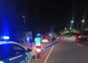 Satgas kamseltibcar Lantas Polres Lombok Barat Gelar Patroli Malam Antisipasi 3C