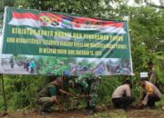 Kodim 1606/Mataram dan Komunitas Motor Bersatu Tanam 1000 Pohon di Dusun Serumba