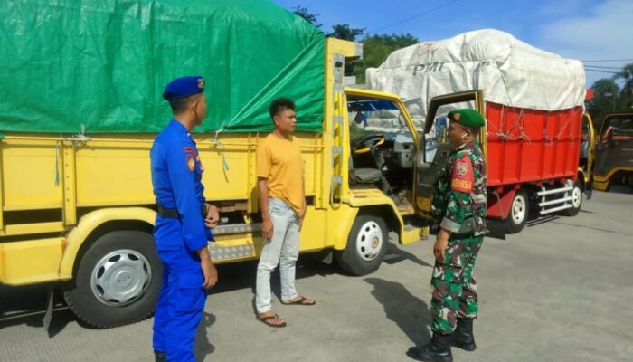 Kerjasama Koramil 1606-04/Gerung dan Polres Lombok Barat: Keamanan dan Keteraturan di Pelabuhan Lembar Terjaga