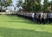 Polres Lombok Barat Gelar Apel Kesiapan Personel Amankan Pemilu 2024