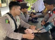Satgas Ban Ops Polres Lombok Barat Cek Kesehatan Personil PAM OMB Rinjani
