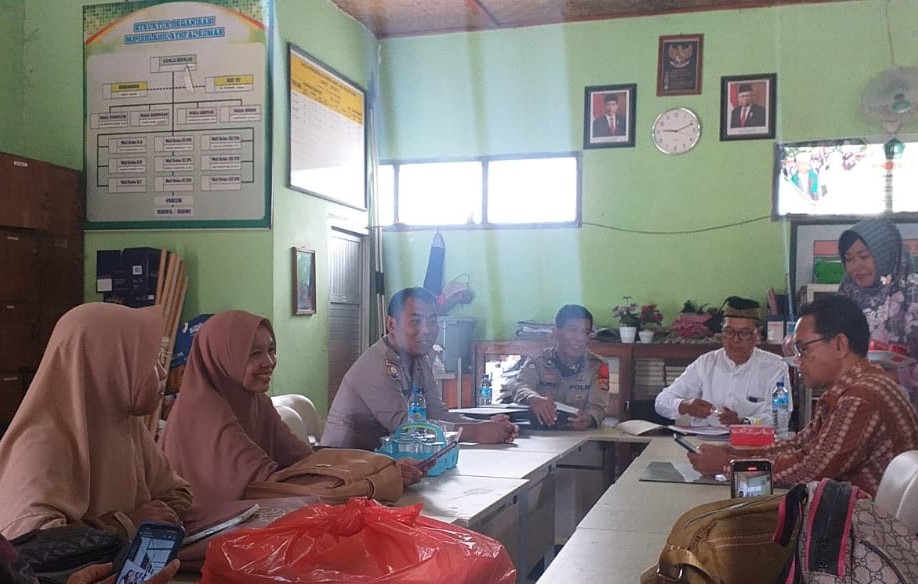 Satgas Preemtif Polres Lombok Barat Sosialisasikan Kamtibmas Menjelang Pemilu 2024