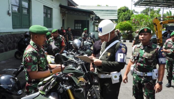 Tertib Administrasi Kendaraan, Kodim 1606/Mataram Gelar Sosialisasi Operasi Gaktib Bersama Denpom IX/2 Mataram