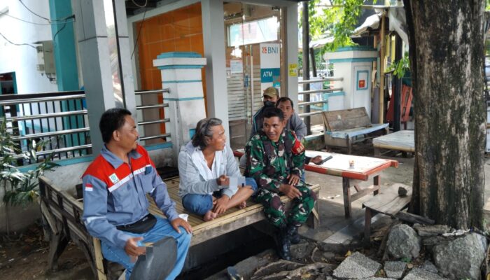 Babinsa Banjar Gelar Komsos Pasca Pemilu, Warga Komitmen Jaga Kerukunan