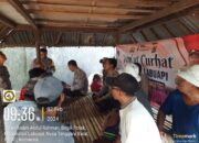 Jumat Curhat, Polsek Labuapi Sambangi Penambang Pasir di Dusun Datar