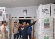 Kapolsek Gerung Pastikan Keamanan dan Kelancaran Rapat Pleno Rekapitulasi Suara