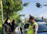 Patroli Sore Sat Lantas Polres Lombok Barat Ciptakan Kamseltibcarlantas Jelang Pemilu 2024