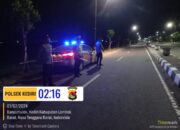 Polsek Kediri Gelar Patroli Blue Light untuk Menjaga Kamtibmas di Lombok Barat