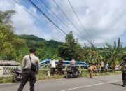 Kapolsek Sekotong Pimpin Gotong Royong dan Monitoring di Desa Binaan