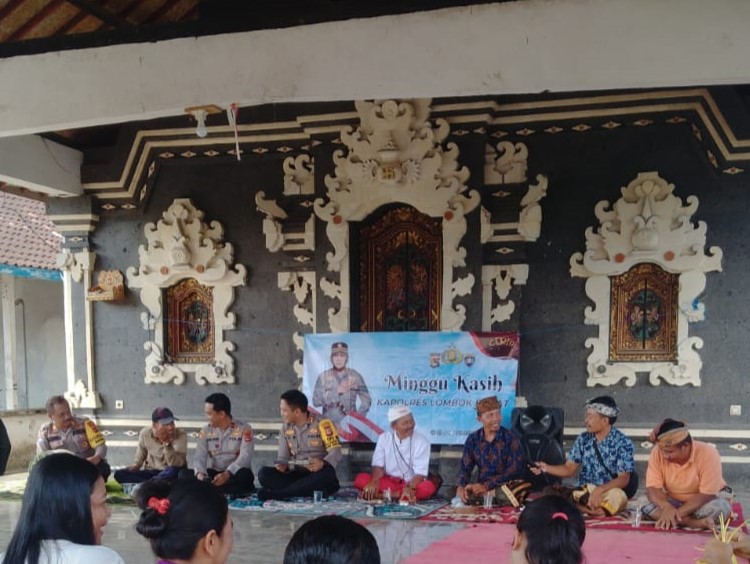 Minggu Kasih Kapolres Lombok Barat
