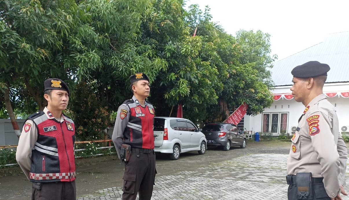 Pasca Penetapan Hasil Pemilu, Pengamanan di Kantor KPU Lombok Barat Diperketat