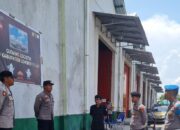 Patroli Keamanan Polsek Kediri Jaga Ketertiban di Gudang Logistik KPU