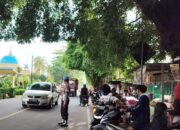 Pengamanan Ngabuburit di Lembar Lombok Barat Berjalan Aman dan Lancar