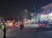 Polsek Kediri Amankan dan Atur Lalu Lintas Sholat Isya dan Tarawih di Masjid Jami' Baiturrahman