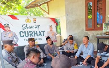 Polsek Gerung Gelar Jumat Curhat di Dusun Bile Kedit Barat