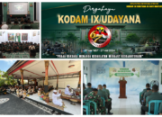 Kebersamaan dalam Keberagaman: Personel Kodim 1606 Mataram Bersatu dalam Doa di HUT ke-67 Kodam IX/Udayana