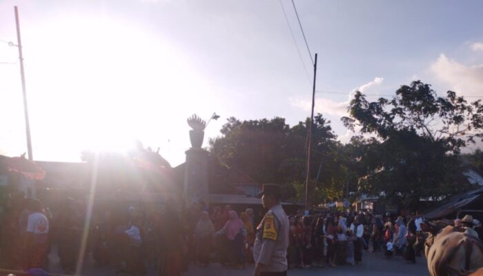 Pengamanan Tiga Titik Nyongkolan di Gerung, Nyongkolan Aman dan Lancar Berkat Kesigapan Polsek Gerung