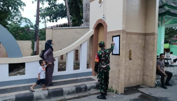 Babinsa Jempong Baru, Sertu Samsuri, Berikan Himbauan Humanis di Asrama Haji