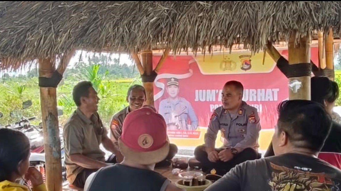 Jumat Curhat Polsek Kediri, Solusi Keamanan dan Peluang Rekrutmen Polri bagi Komunitas Jual Beli