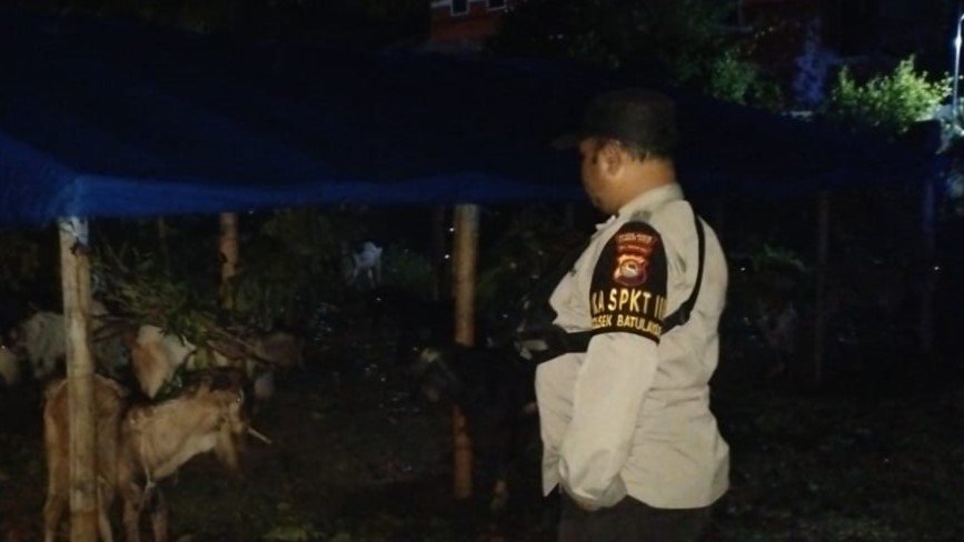 Polsek Batulayar Patroli Ketat, Jaga Keamanan Senggigi Jelang Idul Adha