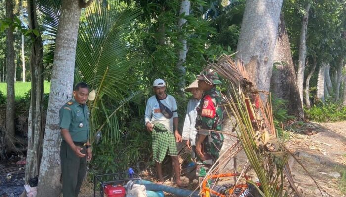 TNI Bantu Petani Lombok Barat Hadapi Kekeringan