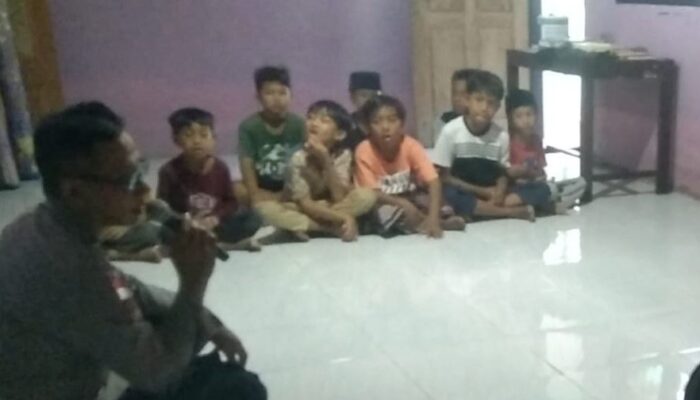 Anak TPQ Lombok Barat Belajar Anti-Bullying dan Cita-cita Jadi Polisi