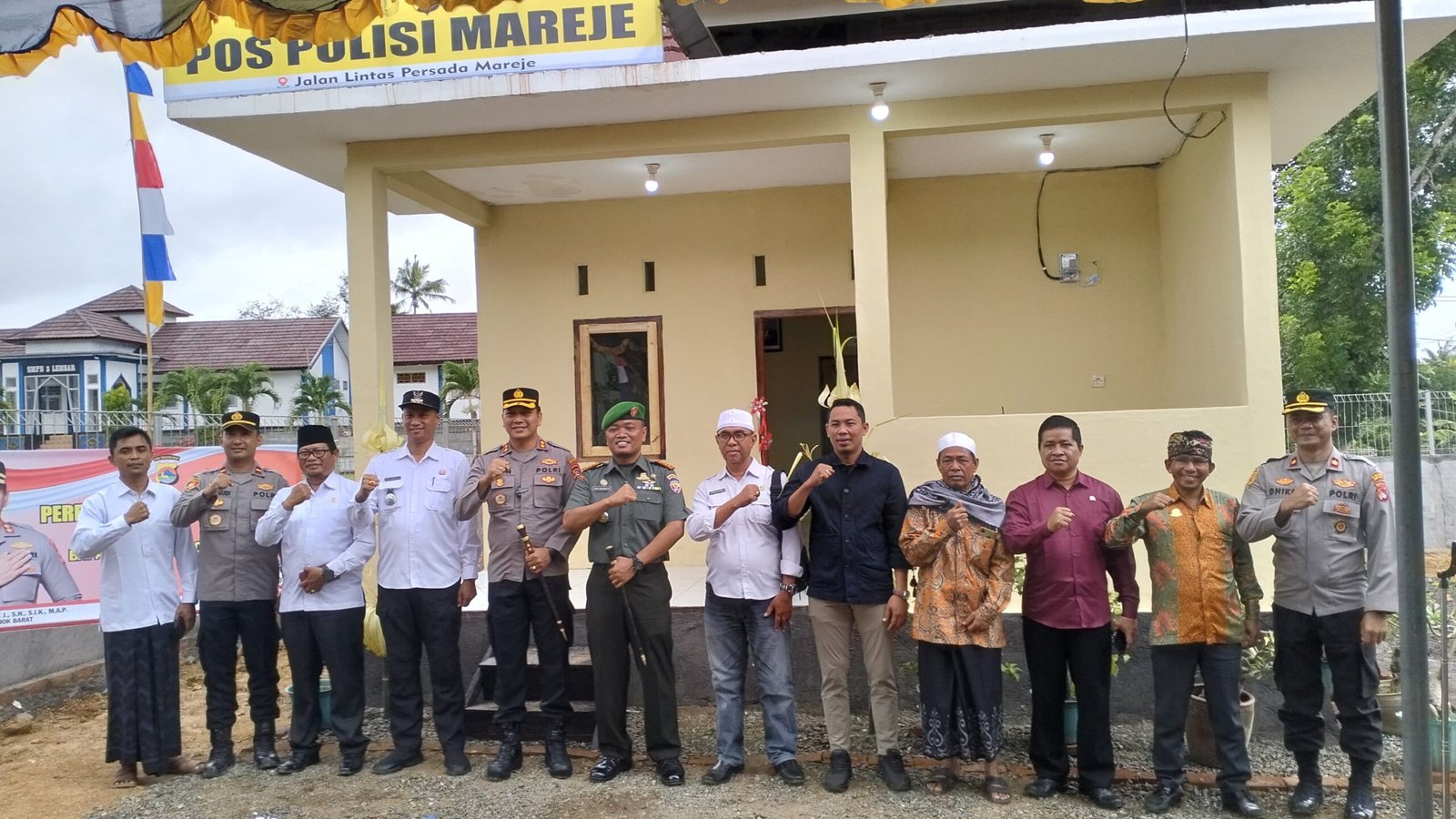 Pos Polisi Mareje Diresmikan, Kapolres Lombok Barat Tegaskan Komitmen Keamanan Masyarakat