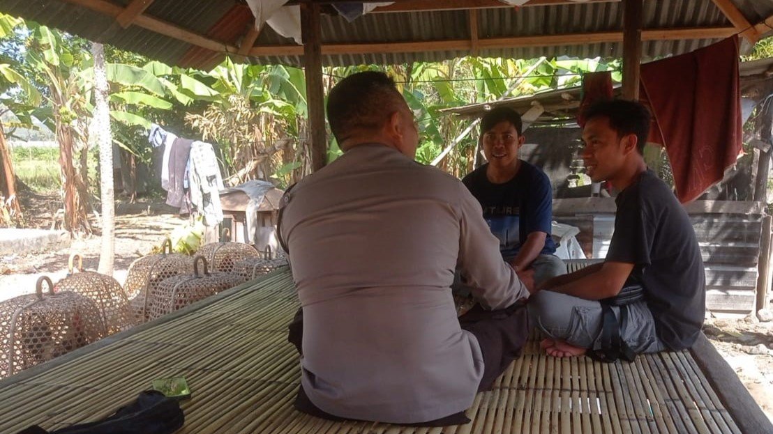 Polisi Sambangi Tokoh Pemuda di Lombok Barat