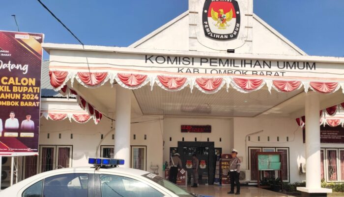 Patroli Lalu Lintas Polres Lombok Barat Amankan Pemilukada 2024