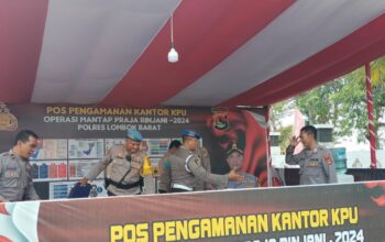 Polres Lombok Barat Pastikan Keamanan KPU Jelang Pilkada 2024