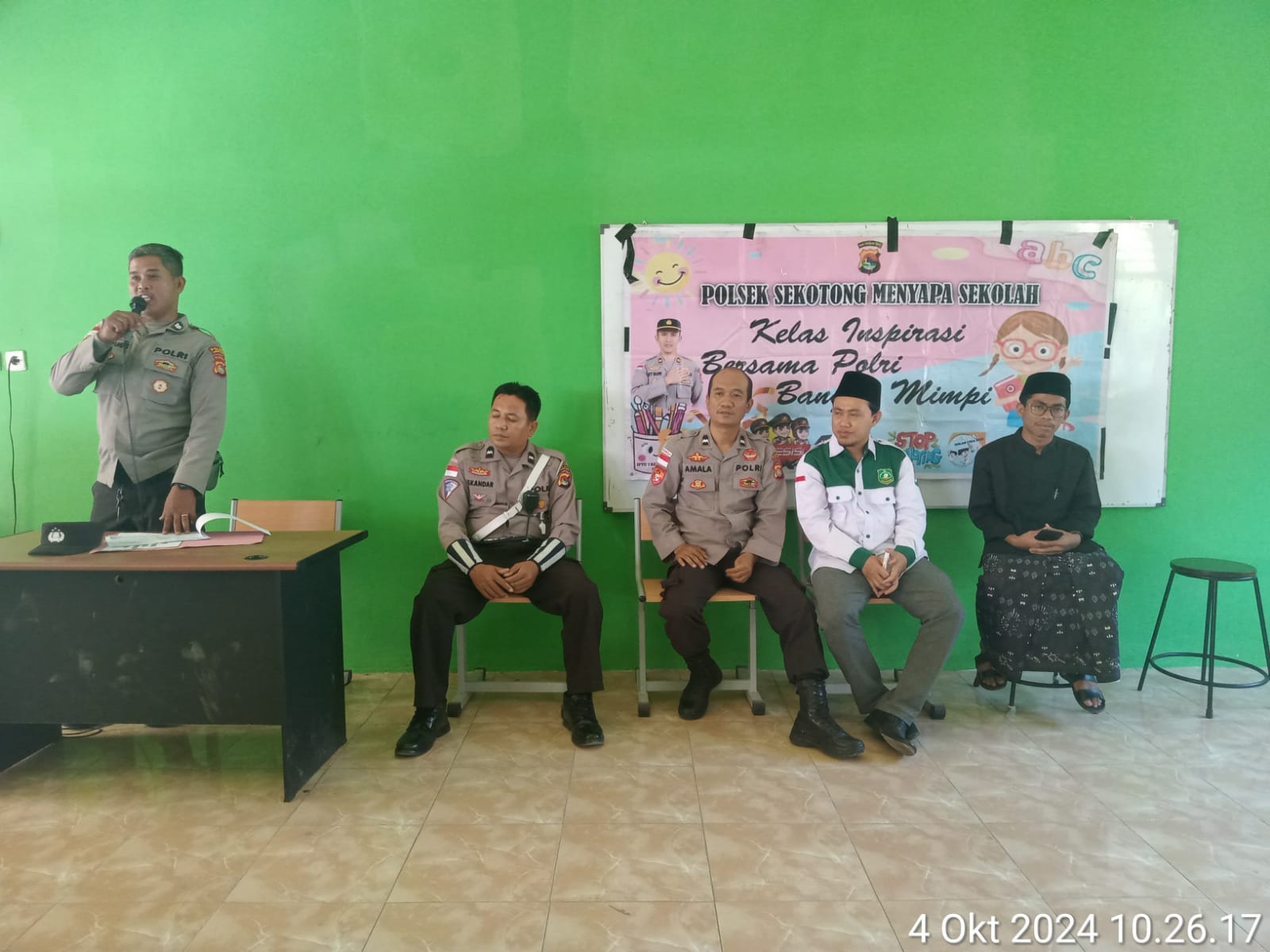 Polsek Sekotong Edukasi Bahaya Narkoba dan Bullying di Sekolah