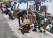 Warga Karang Kelok Baru Bersatu Antisipasi Banjir: Sinergi TNI-Polri dan Masyarakat Bersihkan Kali Ning