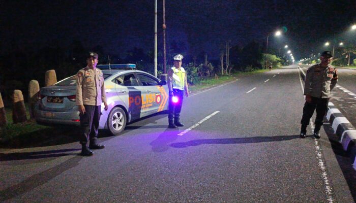 Polsek Kediri Gencar Patroli Malam, Antisipasi Kejahatan Jalanan