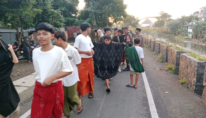 Ciptakan Lingkungan Kondusif, Babinsa dan Lurah Kebon Sari Bergerak