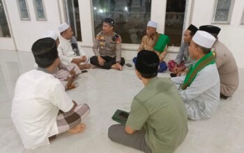 Kapolsek Lembar Bersama Tokoh Masyarakat, Jaga Kondusifitas Ramadan