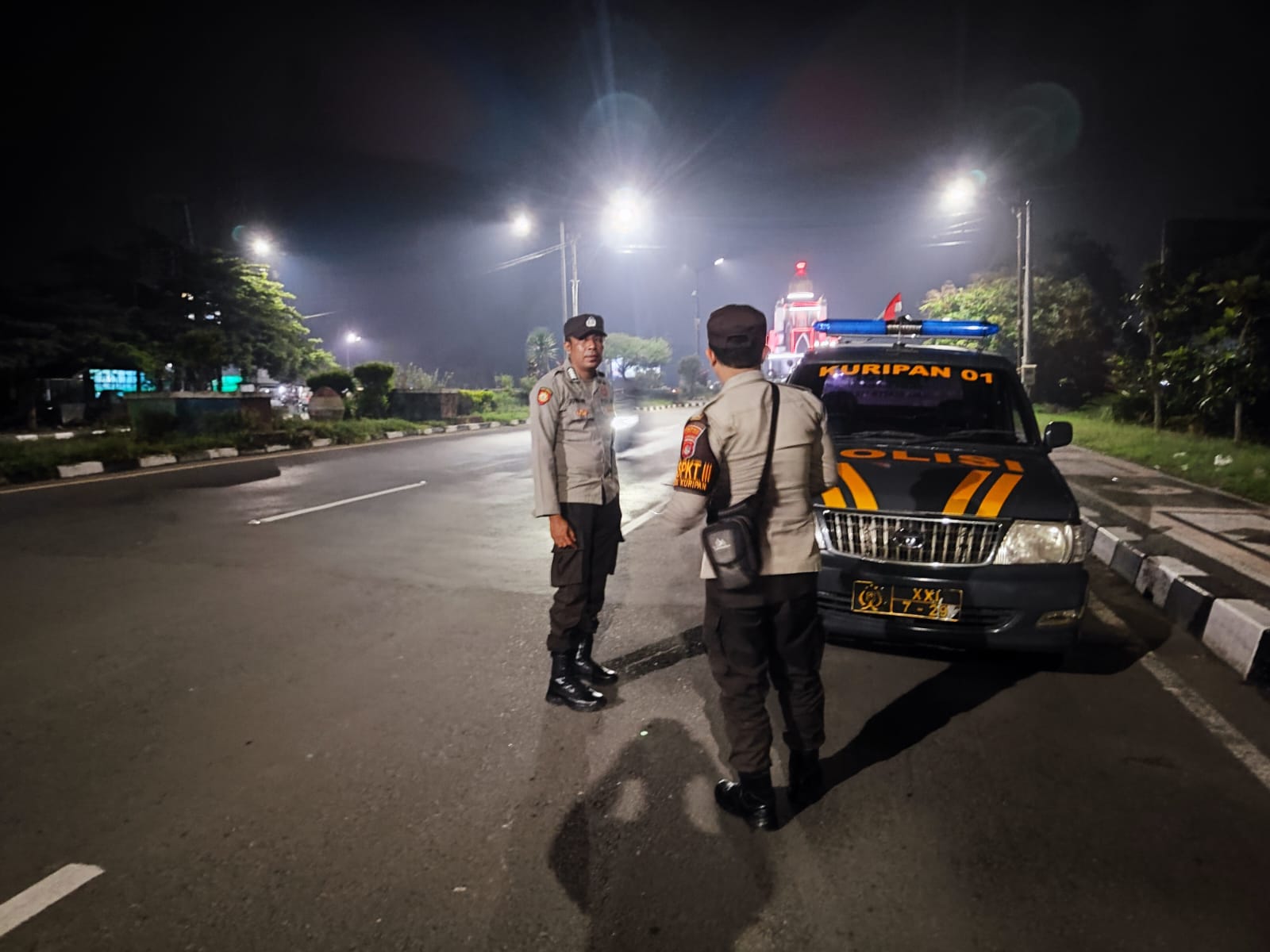 Patroli KRYD Polsek Kuripan, Cegah Begal dan Balap Liar