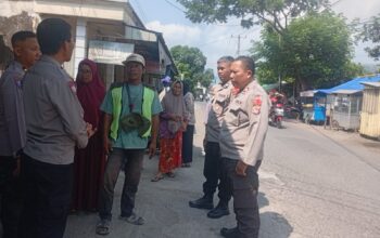 Polres Lombok Barat Intensifkan Patroli Kamtibmas di Simpang Empat Rumak