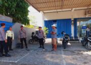 Cegah Kriminalitas, Polsek Gerung Sisir Bank dan Jalur Strategis di Lombok Barat