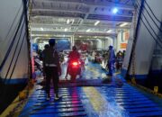 Polsek Pelabuhan Lembar Intensifkan Pemeriksaan Kendaraan Jelang Keberangkatan ke Bali
