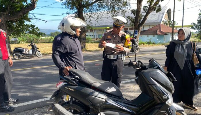 Operasi Patuh Rinjani 2025 di Gerung: Polres Lombok Barat Fokus Tertib Lalu Lintas