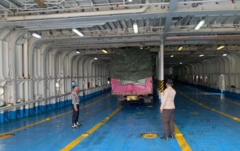 Polsek Kawasan Pelabuhan Lembar Intensifkan Patroli Demi Kelancaran Penumpang dan Logistik
