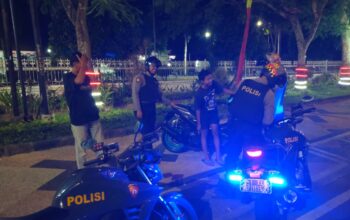 Sat Samapta Polres Lombok Barat Perkuat Keamanan Malam Hari di Titik Rawan