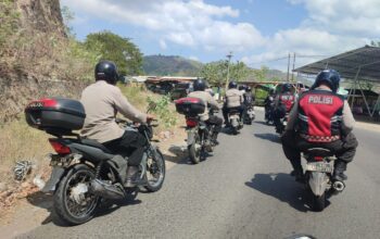 Patroli Gabungan Forkopincam Sekotong Wujudkan Sinergi Jaga Kamtibmas