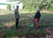 Kunjungan Humanis Bhabinkamtibmas di Kuranji, Pekarangan Jadi Sumber Pangan