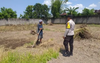 AIPTU Dodit Turun ke Sawah, Dukung Program Ketahanan Pangan Nasional