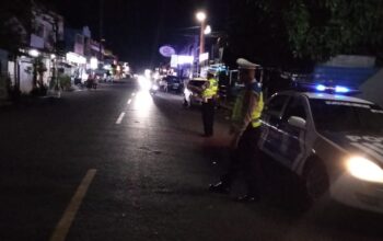 Malam Aman di Lombok Barat: Polisi Antisipasi Balap Liar dan Kejahatan Jalanan