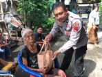 Sat Binmas Polres Lobar Bagikan Paket Nutrisi di Lembar