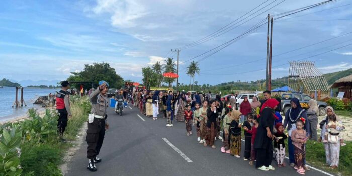 Lalu Lintas Sekotong Kondusif Saat Prosesi Adat Nyongkolan